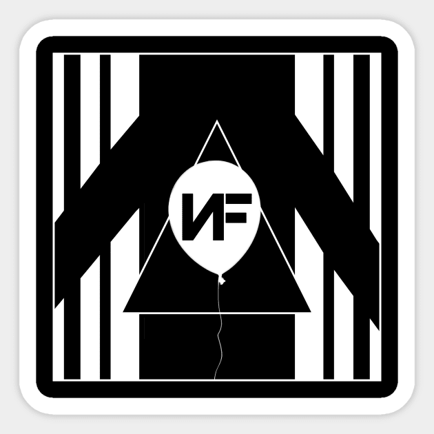 NF Geometric Balloon Logo Sticker by usernate